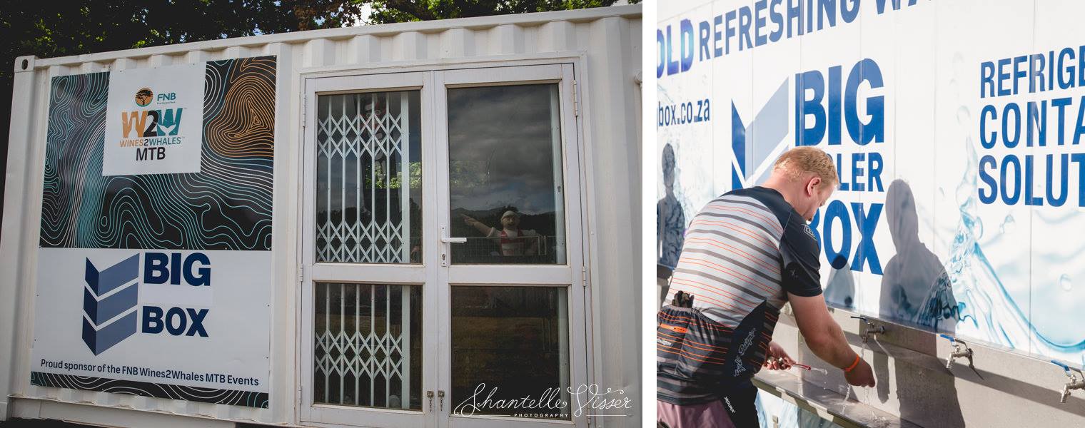 Big Box containers at this year's Wines2Whales events.