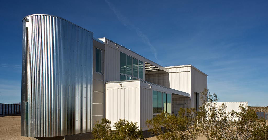 mojave desert shipping container home design steel mansions