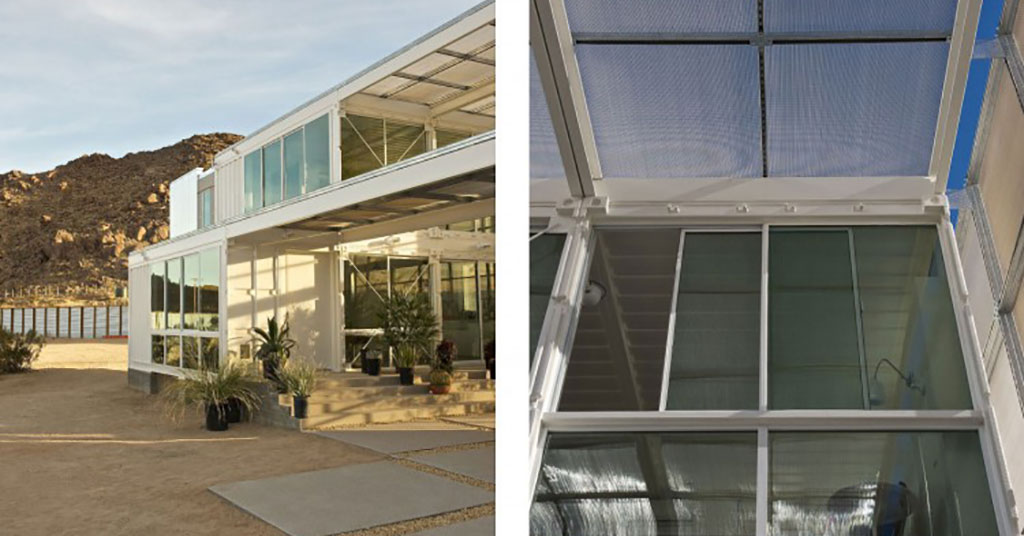 mojave desert shipping container home design steel mansions