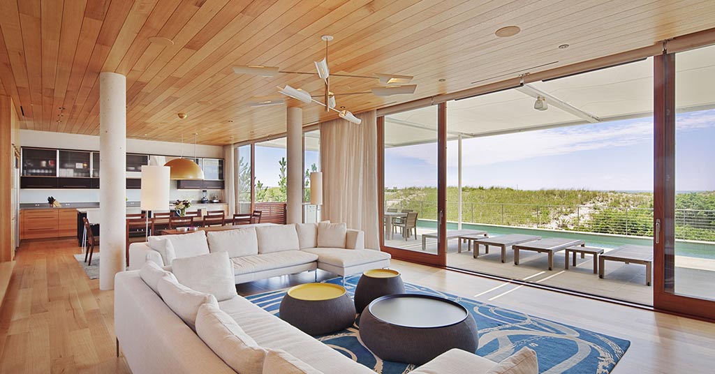 hamptons beach house shipping container mansion