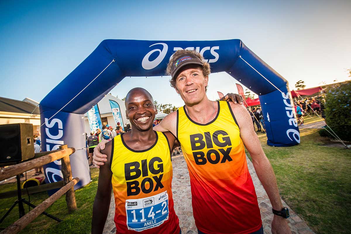 africanx trailrun team big box end finish