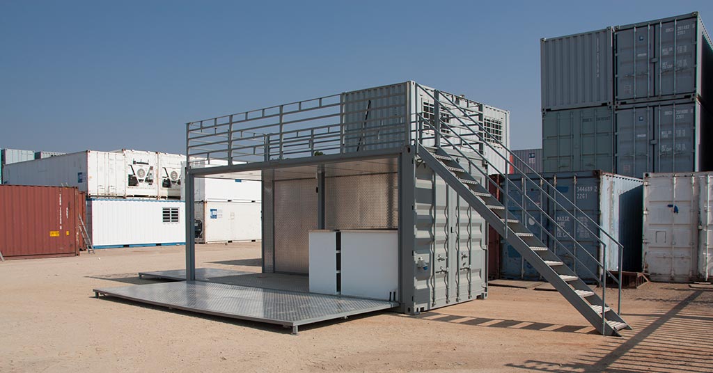 shipping container conversion