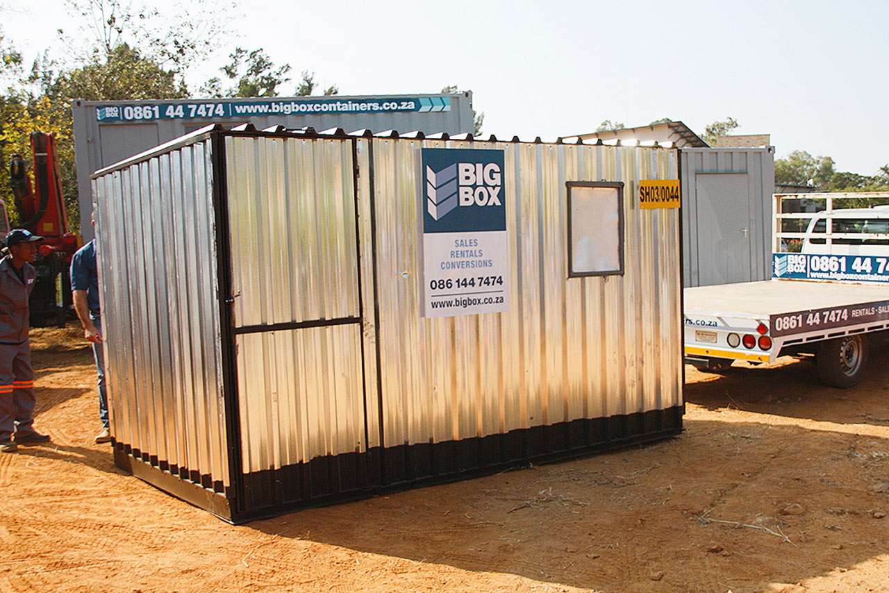 Construction site sheds